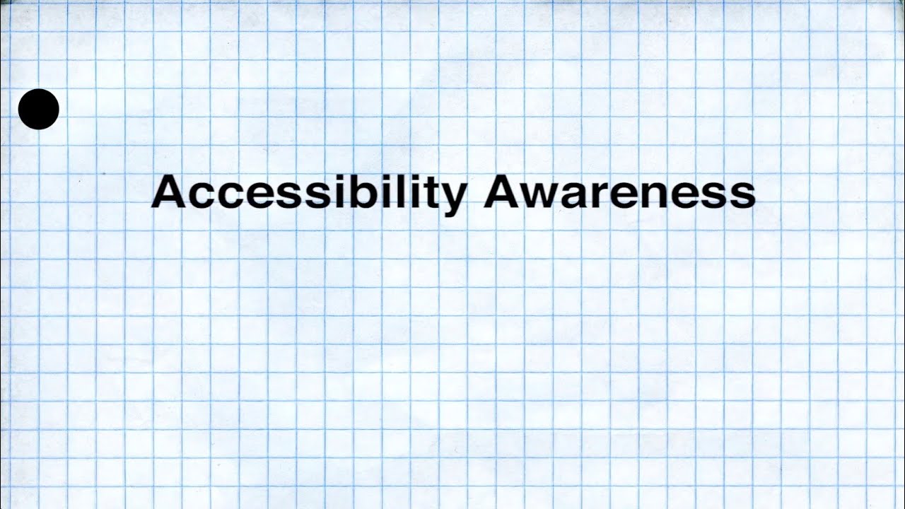 AccessibilityAwareness with Audio Description