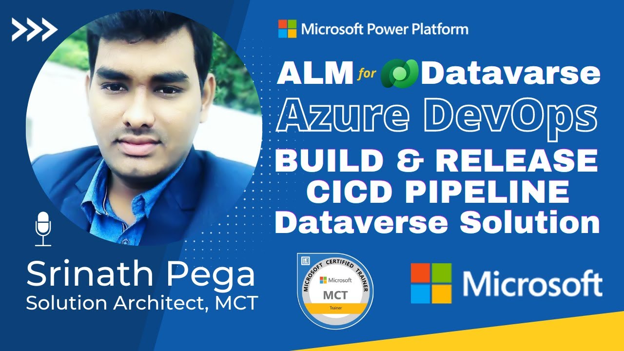 ALM for Dataverse | CICD Build & Release Pipeline Dataverse Solution | Azure DevOps By Srinath Pega