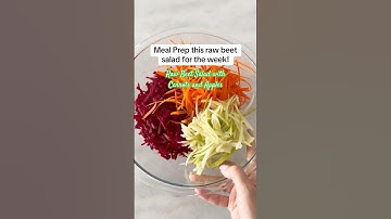 Raw Beet, Carrot and Apple Salad 🫜🥕🍏