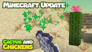 Java Edition 25w06a: New Chicken Variants and Cactus Flowers!