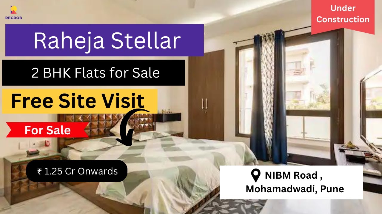2 BHK Flats for Sale in NIBM Road Mohamadwadi, Pune Raheja Stellar ☎