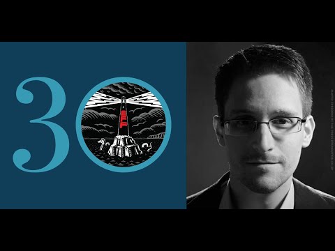 EFF30 Fireside Chat: Surveillance, with Edward Snowden