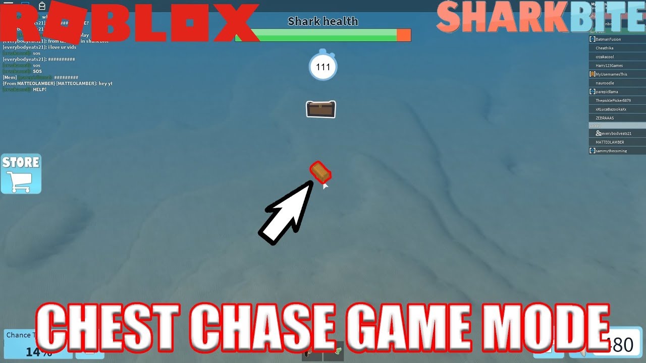 Chest Chase Roblox Sharkbite New Update Youtube
