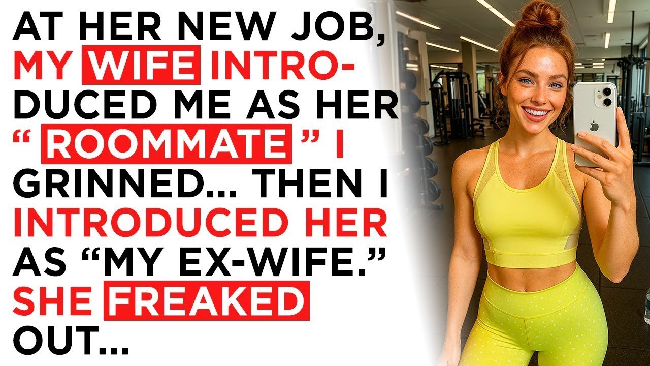 At her new job, my wife introduced me as her “roommate.” I grinned ...