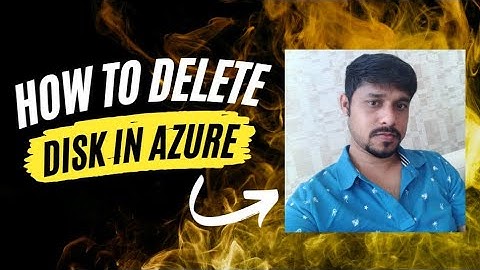 How to delete disk in Azure | How to delete a disk from an Azure VM