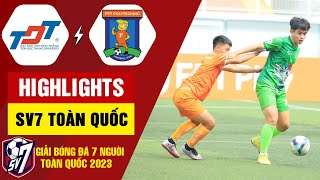 Highlights ĐH Tôn Đức Thắng - CĐ FPT Polytechnic | thế trận đổi chiều, hiệp 2 bùng nổ | Bóng Đá SV7