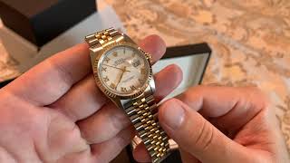 Rolex Datejust 16233 Vintage Watch Unboxing