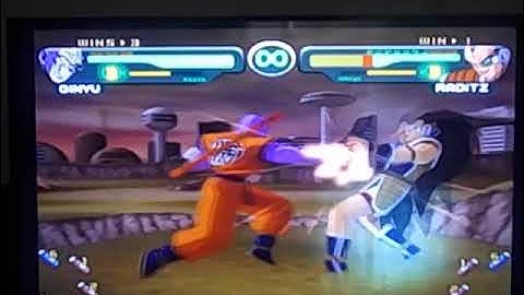 Dragon Ball Z Budokai(Gamecube)-Captain Ginyu vs Raditz