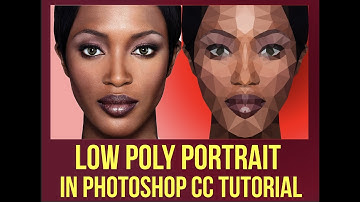 Photoshop tutorials ( Low Polygon Portraits)