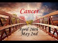 Cancer ♋The big picture will be revealed! #Week April 26th - May 2nd #Tarot #2021