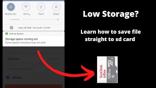 How to make SD Card as your default download path in android
