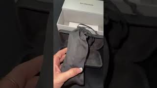 Unboxing my new Balenciaga Limited Edition LED Sunglasses