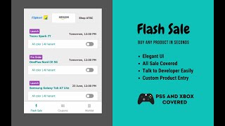 ChromeXT - Flash Sale Auto-buy Extension working on Flipkart, Amazon India, and other sites. screenshot 1