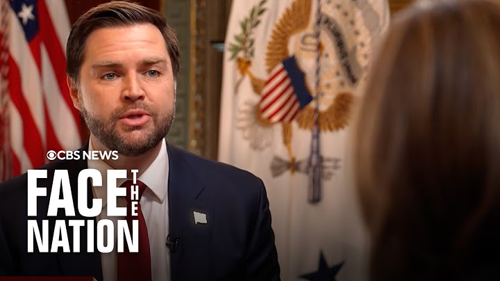 JD Vance discusses Trump's immigration crackdown
