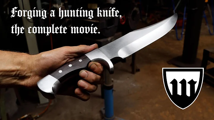 Forging a hunting knife, the complete movie