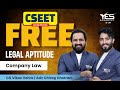 FREE CSEET Legal Aptitude Online Classes for Jan 2024 (Lec 5) (NEW) | FREE CSEET LIVE Batch Jan 24