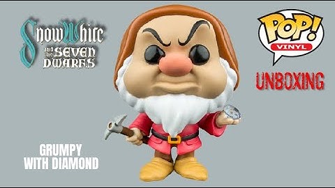 Grumpy with Diamond and Pick Funko Pop! Vinyl Disney Snow White and the Seven Dwarfs Exclusive