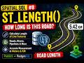 ST_Length Explained in PostGIS|How to Calculate Road Length in PostGIS using ST_Length|Spatial SQL#8