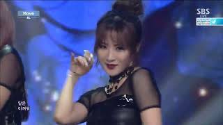 [Poel (4L)] Move @ Popular song Inkigayo 140914