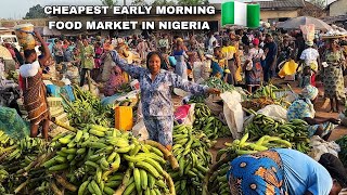MASS FOOD MARKET DAY IN RURAL NIGERIA | SHOPPING IN THE CHEAPEST MARKET IN NIGERIA | Cost of living