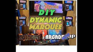 Arcade1Up Build - DIY Dynamic LCD Marquee