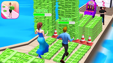 MONEY RUN 3D! game MAX LEVEL 🌈👸💚 Gameplay All Levels Walkthrough iOS, Android New Game Rich Mobile