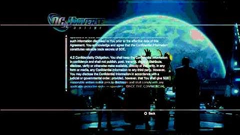 DC Universe Online PS3 Beta pt1