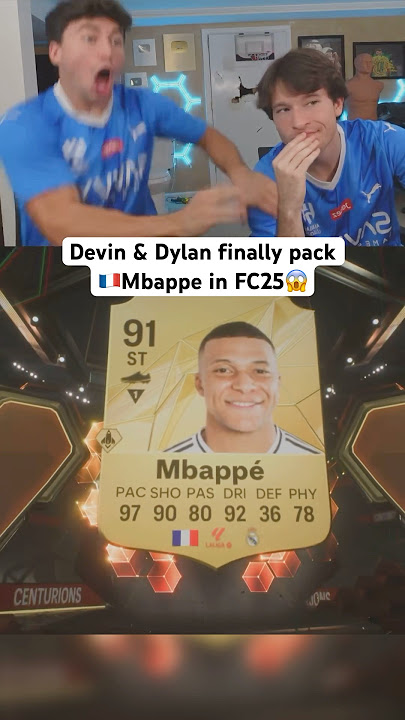 Devin & Dylan finally pack 🇫🇷Mbappe in FC25😱