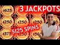 MILLION DOLLAR DRAGON LINK 3 HANDPAY JACKPOTS - $125 SPINS