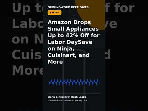 Amazon Drops Small Appliances Up to 42% Off for Labor Day—Save on Ninja, Cuisinart, and More