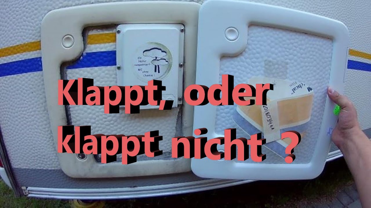 42 - Austausch der Thetford Serviceklappe, klebriges Thema - YouTube