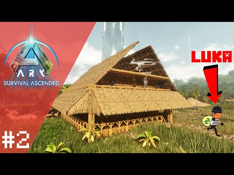 ლუკამ ნივთები მომპარა და ახალი სახლი ავაშენე!!! | Ark Survival Ascended  - ეპიზოდი 2