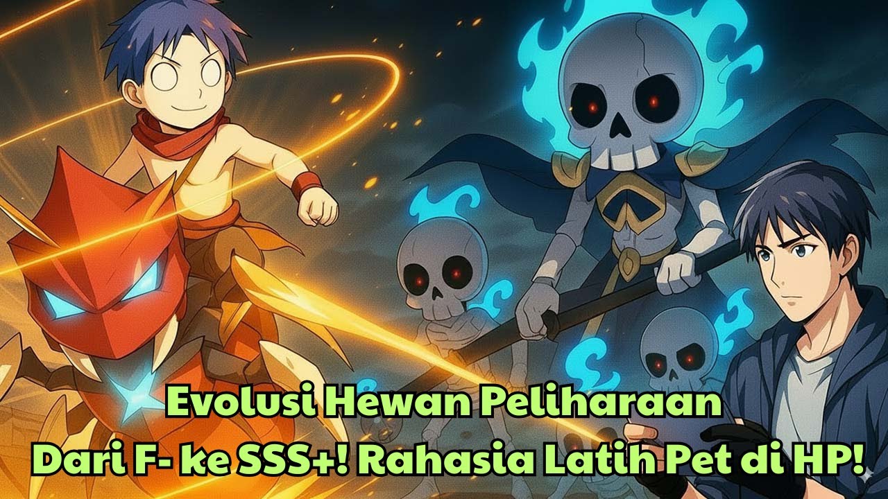 Evolusi Hewan Peliharaan: Dari F- ke SSS+! Rahasia Latih Pet di HP! | Manhwa Terbaik