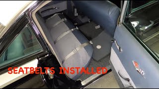 Re-padding the front seat in my 1959 Chevrolet plus installing seatbelts Part 3