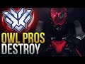 PROS DESTROY IN OVERWATCH LEAGUE - Overwatch Montage