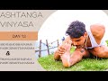 Day13  ashtanga vinyasa for beginners  ardhabaddhapadma  trianagmukhaipada pashchimottanasana 