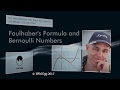 Faulhaber's Formula and Bernoulli Numbers | Algebraic Calculus One | Wild Egg