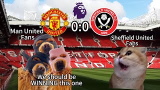 CAT MEMES FOOTBALL - Manchester United VS Sheffield United | EPL 23\/24 Highlights