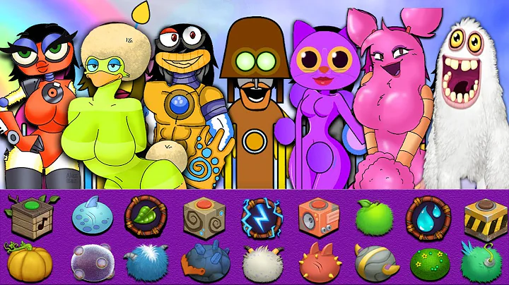 MonsterBox ALL WUBBOX and EGGS | My Singing Monsters ALL ISLANDS in Incredibox