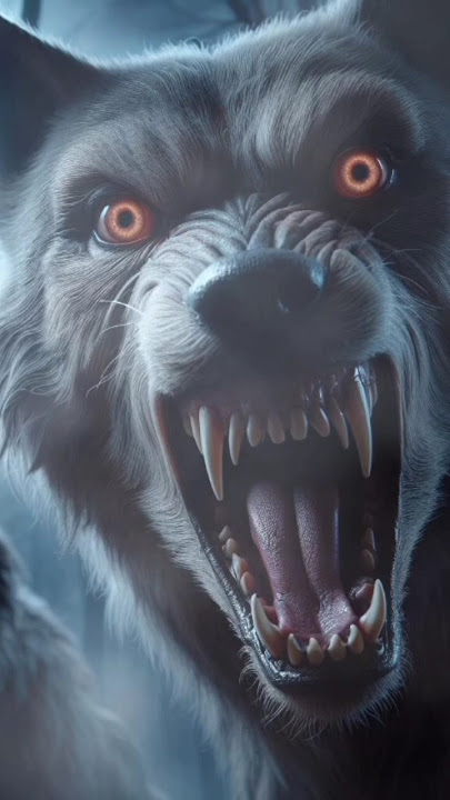 Suara seram mencekam serigala melolong 30 detik #shortvideo #shortsvideo #wolf #lolongan #srigala
