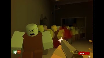 (Roblox) MMC Zombies Project - Deserted Training Area (Solo Gameplay)