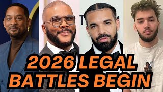 Legal Battles Heating Up: Drake, Will Smith & Tyler Perry Facing Lawsuits