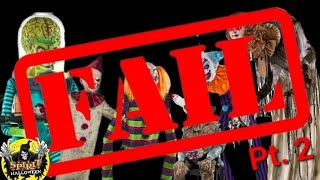 Spirit Halloween 2023 Animatronic Fails Part 2