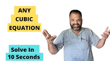 CUBIC EQUATION FACTORIZATION SHORTCUT/ SOLVING CUBIC EQUATIONS IN 10 SECONDS/ Math Tricks.
