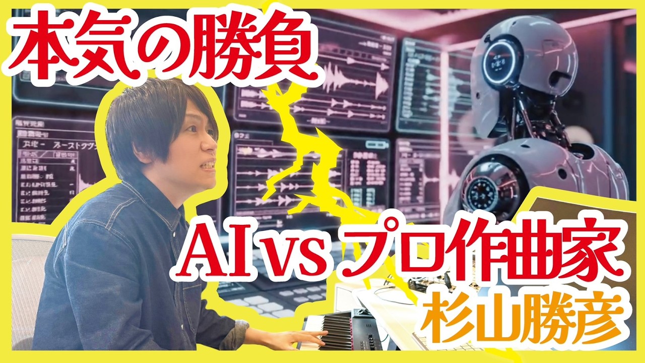 AI vs プロ作曲家・杉山勝彦　【本気の勝負】