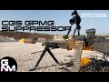 Suppressor meltdown 1200 rounds of 762 nato on an m240b  the cgs gpmg suppressor