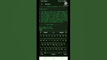 Cricket game program in python | Python cricket game #python
