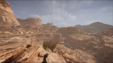 Desert canyons level art | Unity HDRP