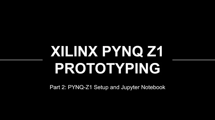 Xilinx PYNQ-Z1 Overlay Creation and Jupyter Notebook Interface for CB4CLED (Part 2)