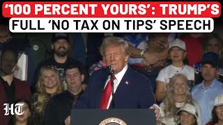 Trump Cheers Workers With ‘No Tax On Tips’ Vow, Boasts About First Week In White House | Full Speech